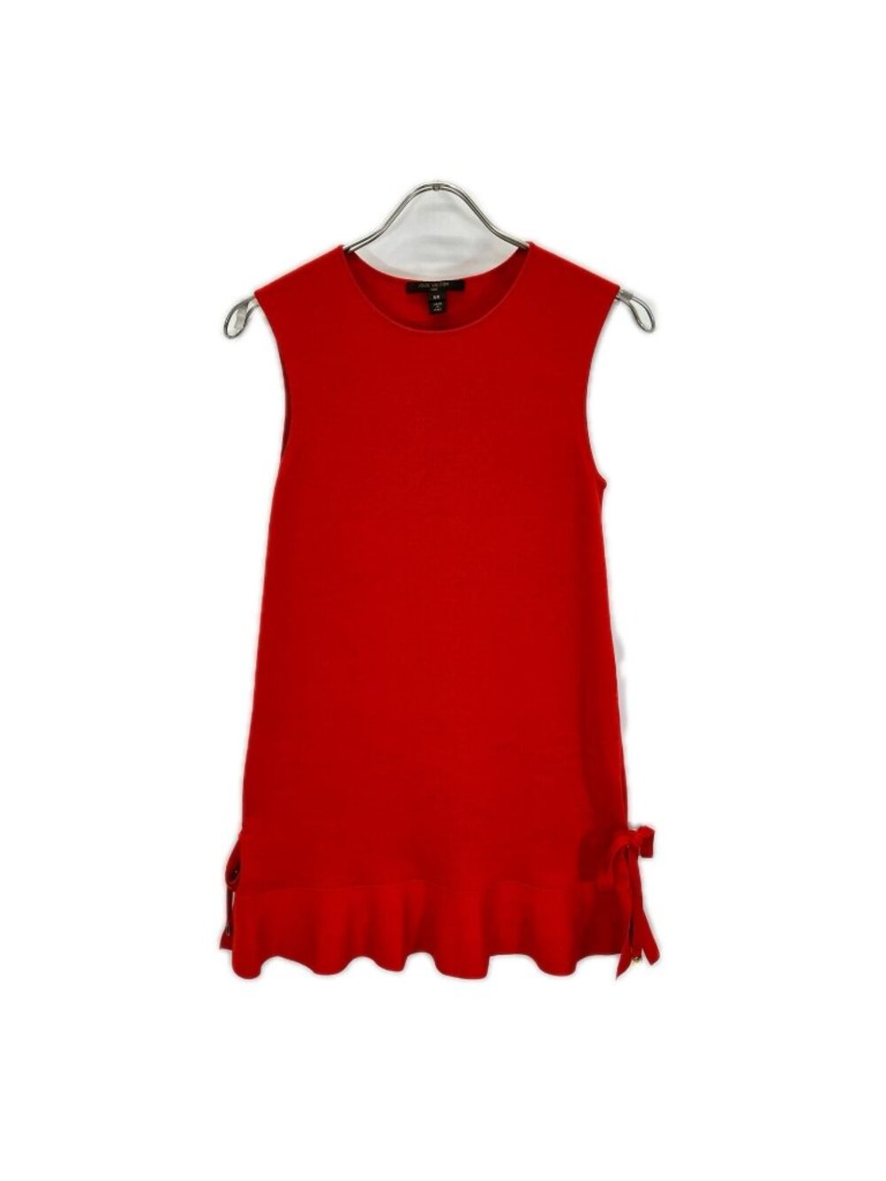 Louis Vuitton Orange Cashmere Silk Blend High Gauge Knit Dress XS